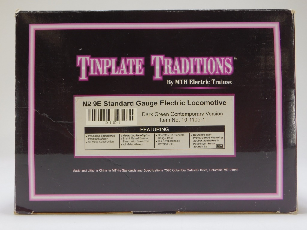 MTH TINPLATE TRADITIONS STANDARD