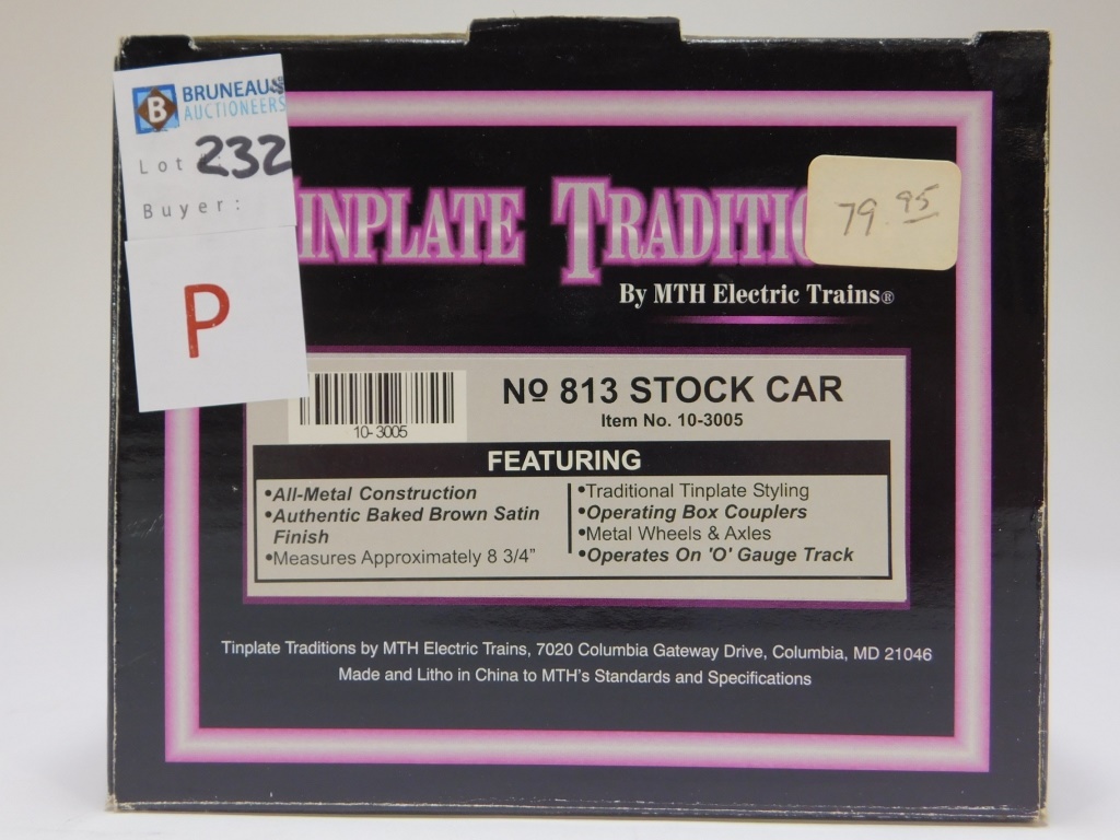 MTH TINPLATE TRADITIONS BROWN 813 29c8fe