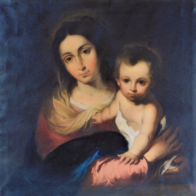 FINE EUROPEAN OLD MASTER MADONNA 29c9b5