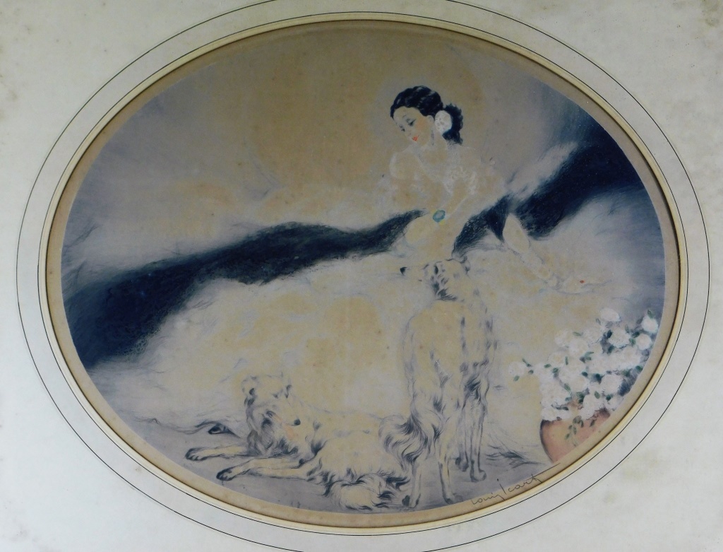 LOUIS ICART ART DECO ETCHING OF