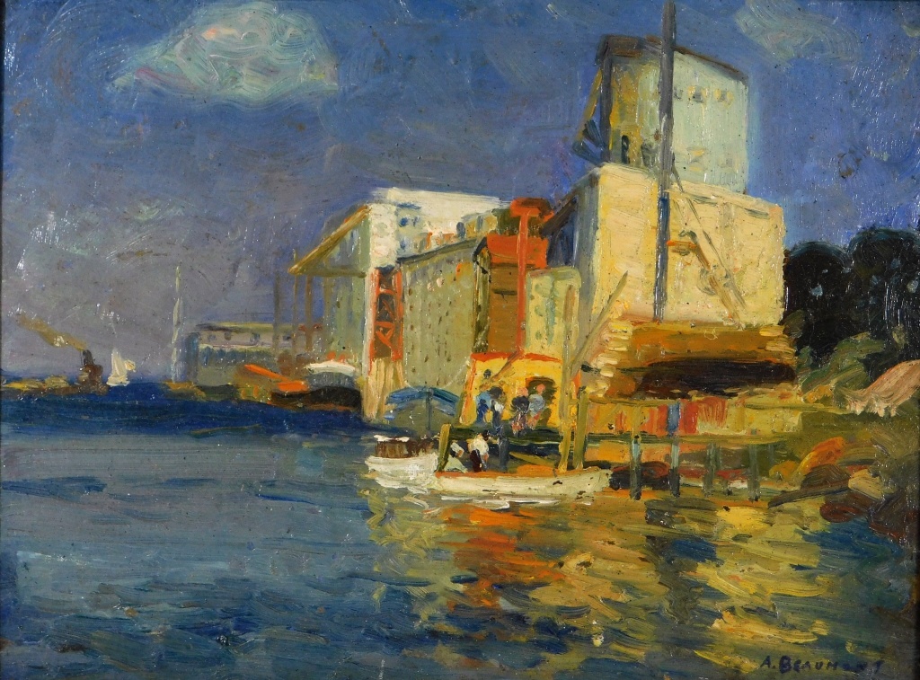 ARTHUR BEAUMONT IMPRESSIONIST HARBOR