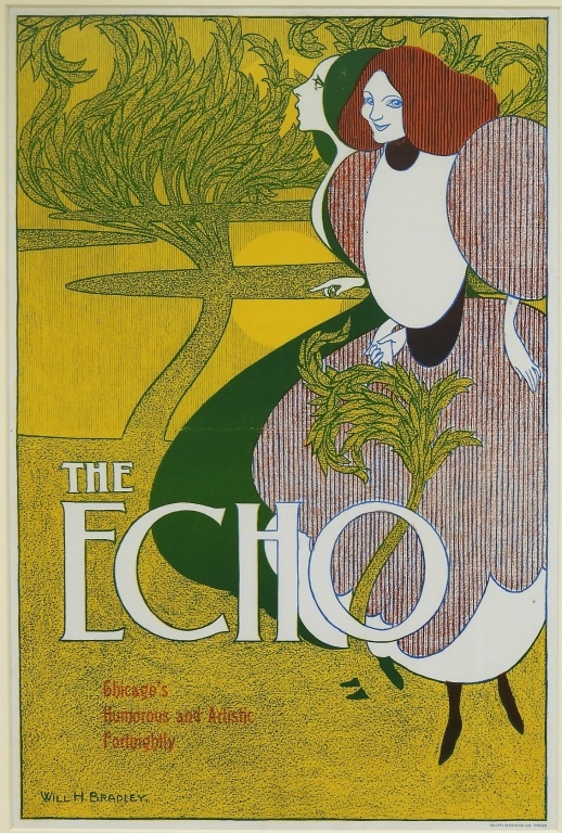 WILLIAM H. BRADLEY THE ECHO ART NOUVEAU