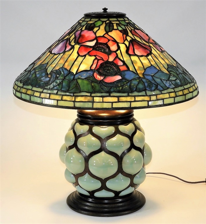 RARE TIFFANY STUDIOS POPPY BLOWN