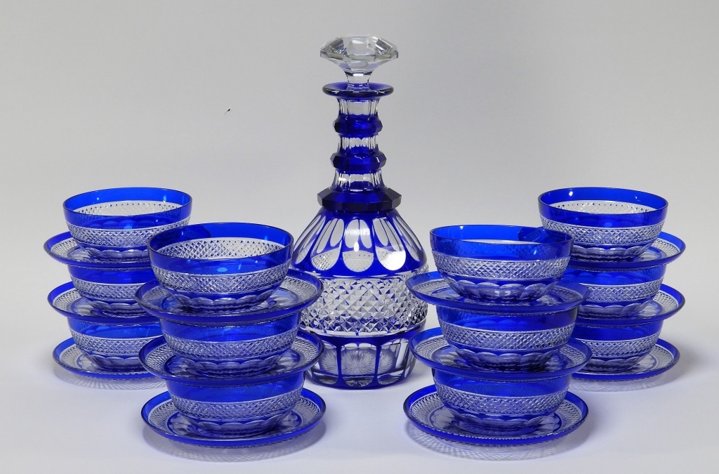 25PC FRENCH ST LOUIS CRYSTAL TRIANON 29ca6c