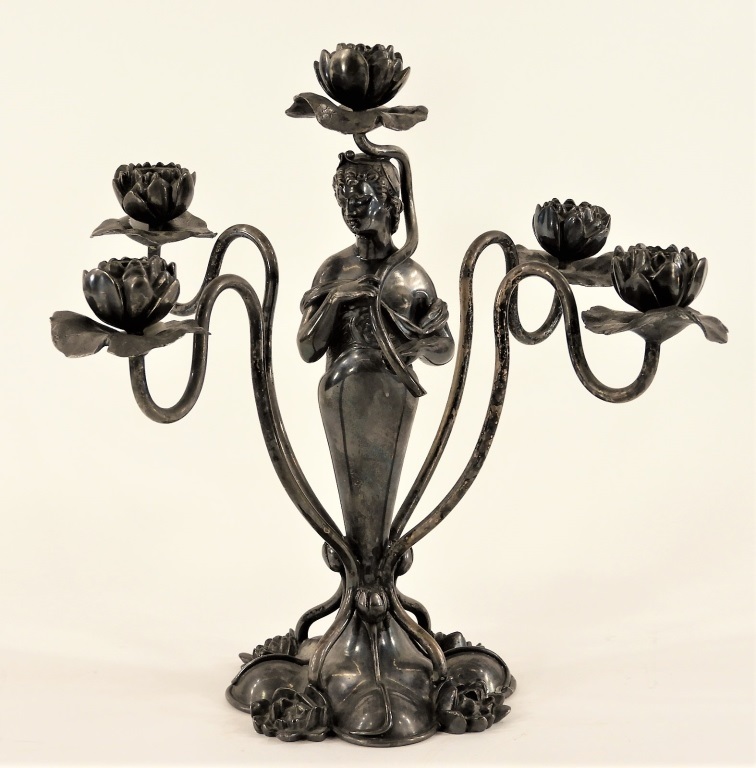 ART NOUVEAU SILVERPLATE FIGURAL 29ca6e