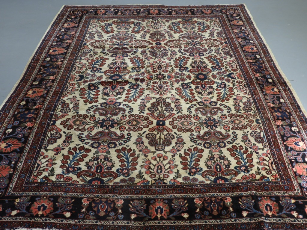 ORIENTAL PERSIAN IVORY HERIZ ROOM 29caf3