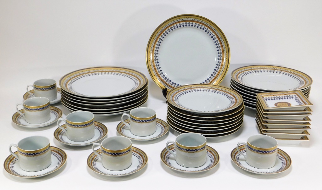 48PC MOTTAHEDEH CHINOISE BLUE CHINA