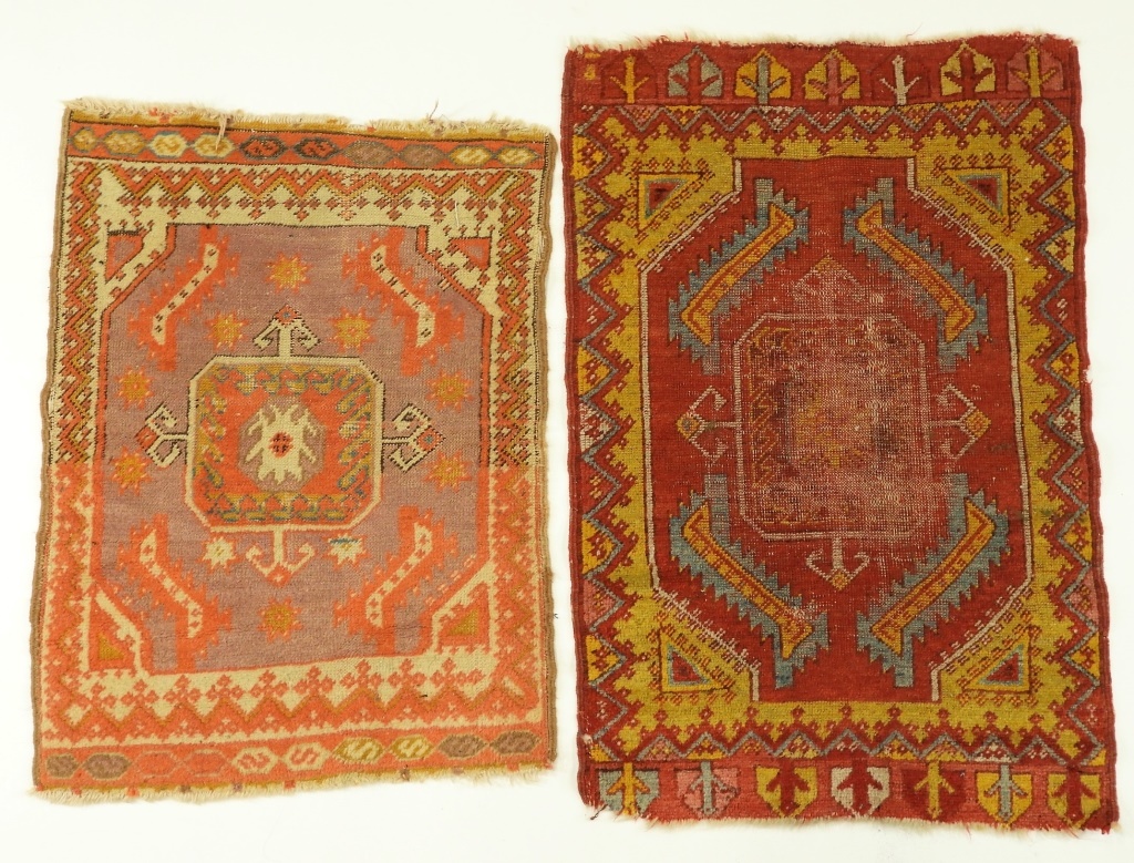 2PC C.1900 ORIENTAL TURKISH YASTIK