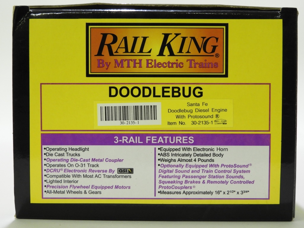 RAIL KING SANTA FE DOODLEBUG DIESEL