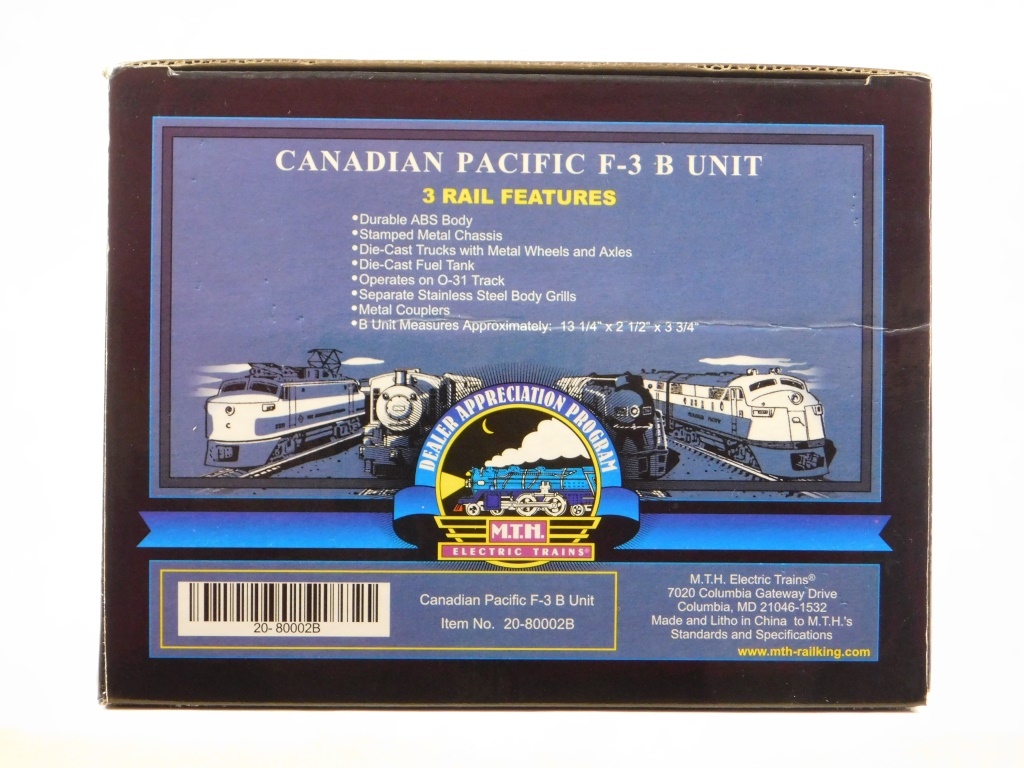 MTH DAP CANADIAN PACIFIC F 3 B 29cca3