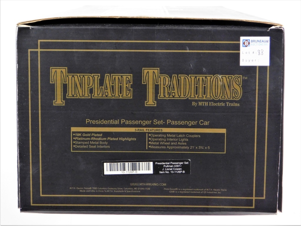 MTH TINPLATE TRADITIONS PRESIDENTIAL