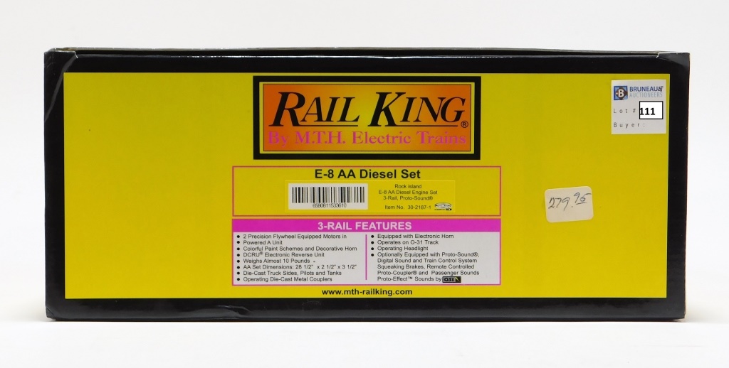 RAIL KING ROCK ISLAND E 8 AA DIESEL 29cd22