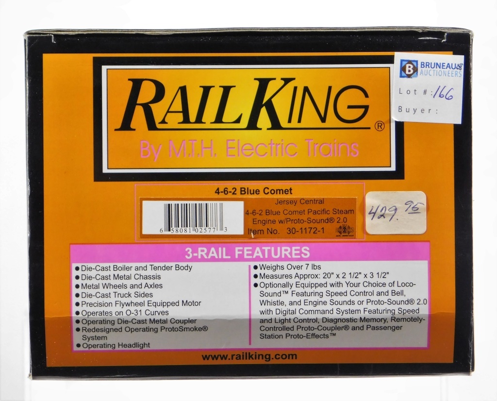 RAIL KING JERSEY CENTRAL 462 BLUE 29cd80