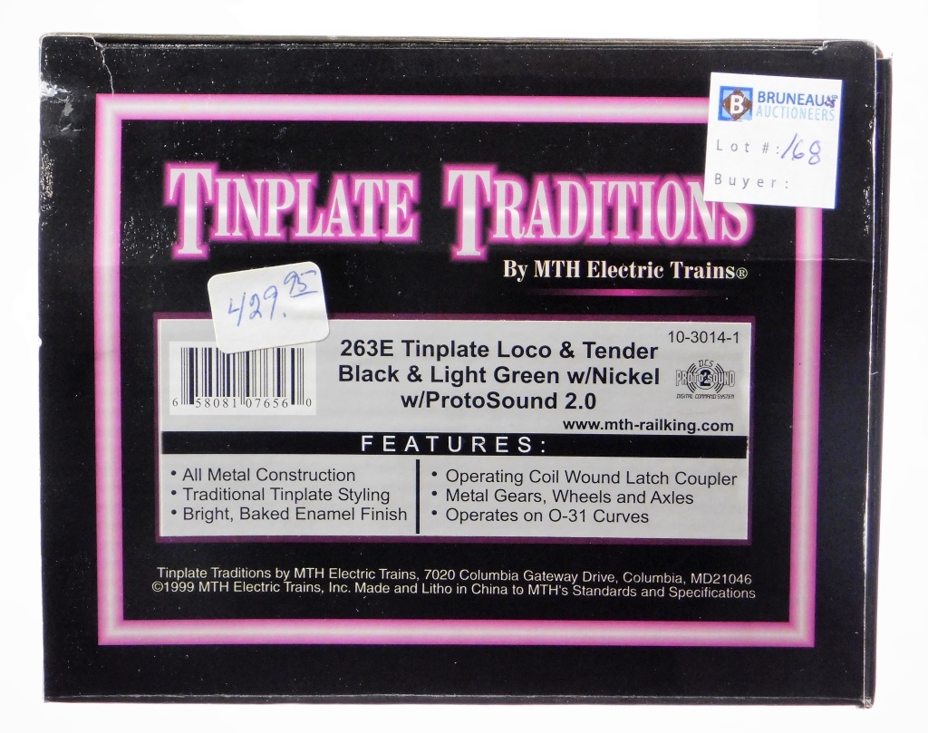 TINPLATE TRADITIONS 263E BLACK GREEN