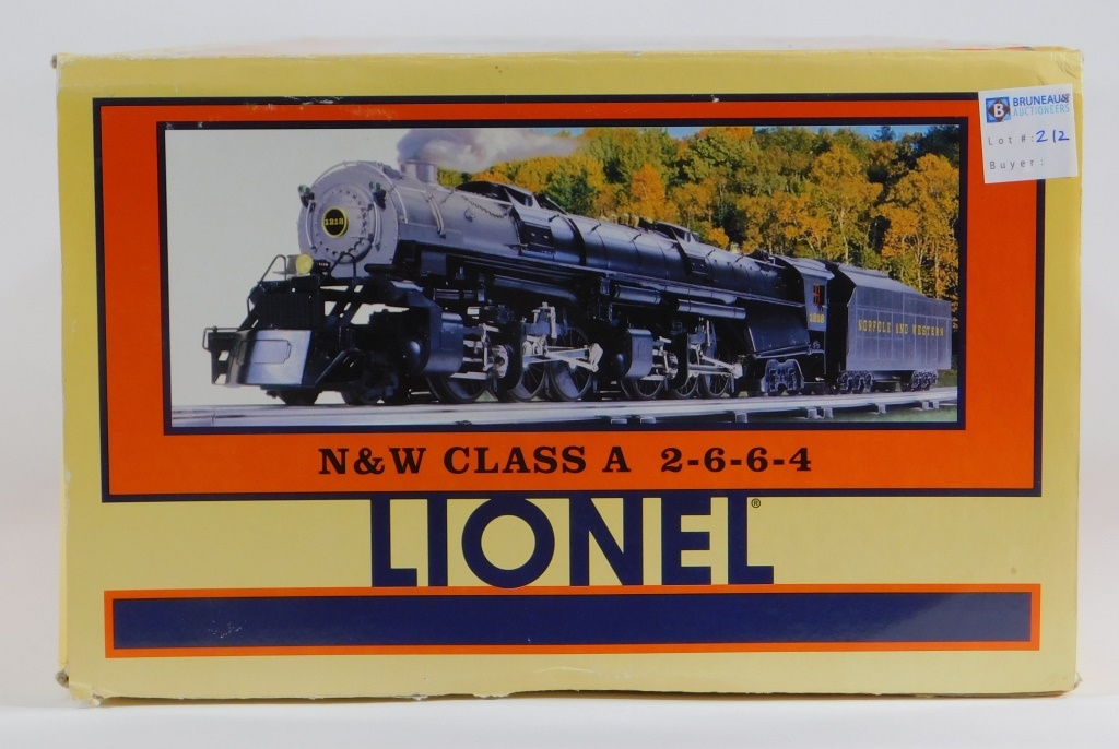 LIONEL N&W CLASS A ARTICULATED STEAM