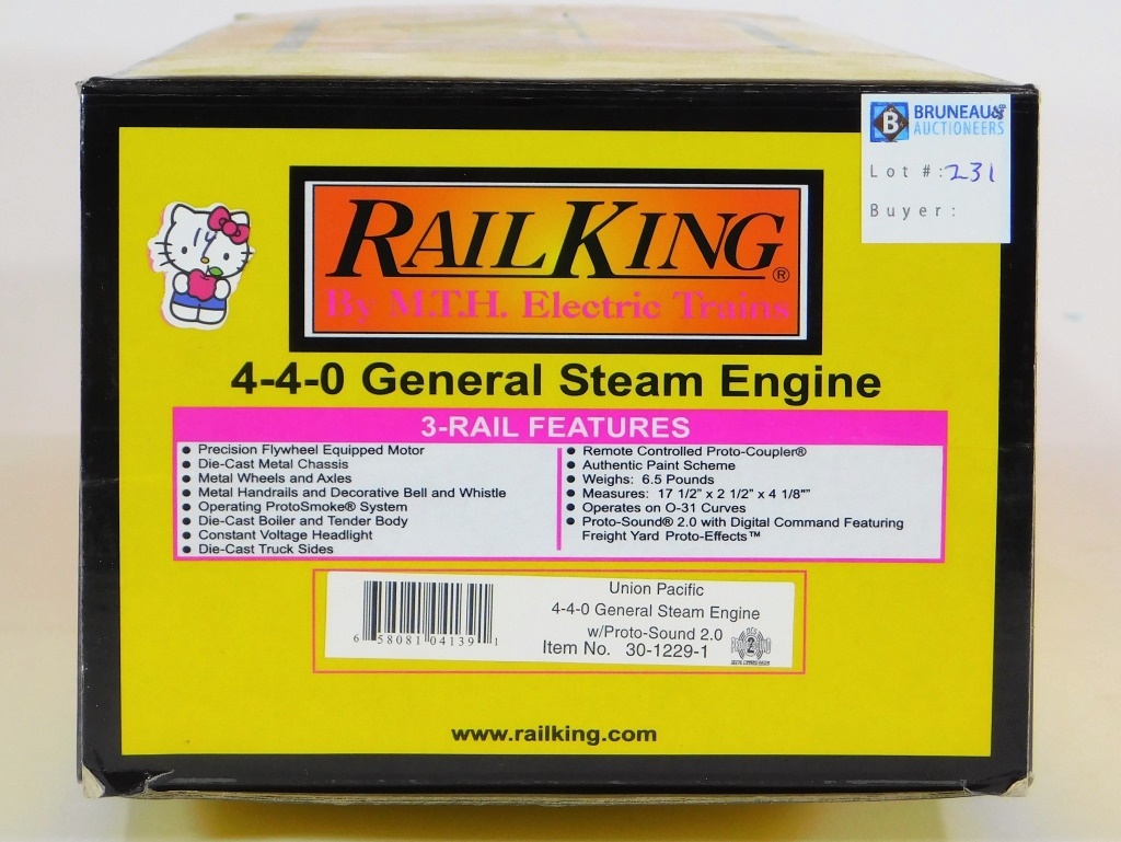 RAIL KING UNION PACIFIC 4-4-0 STEAM