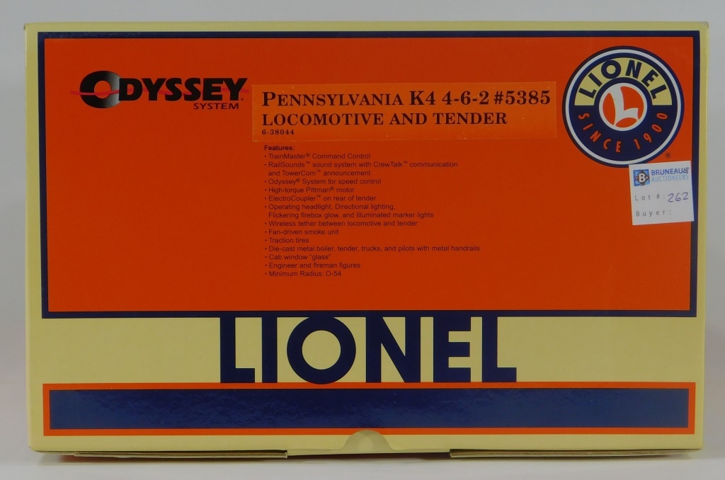 LIONEL PENNSYLVANIA K4 462 LOCOMOTIVE