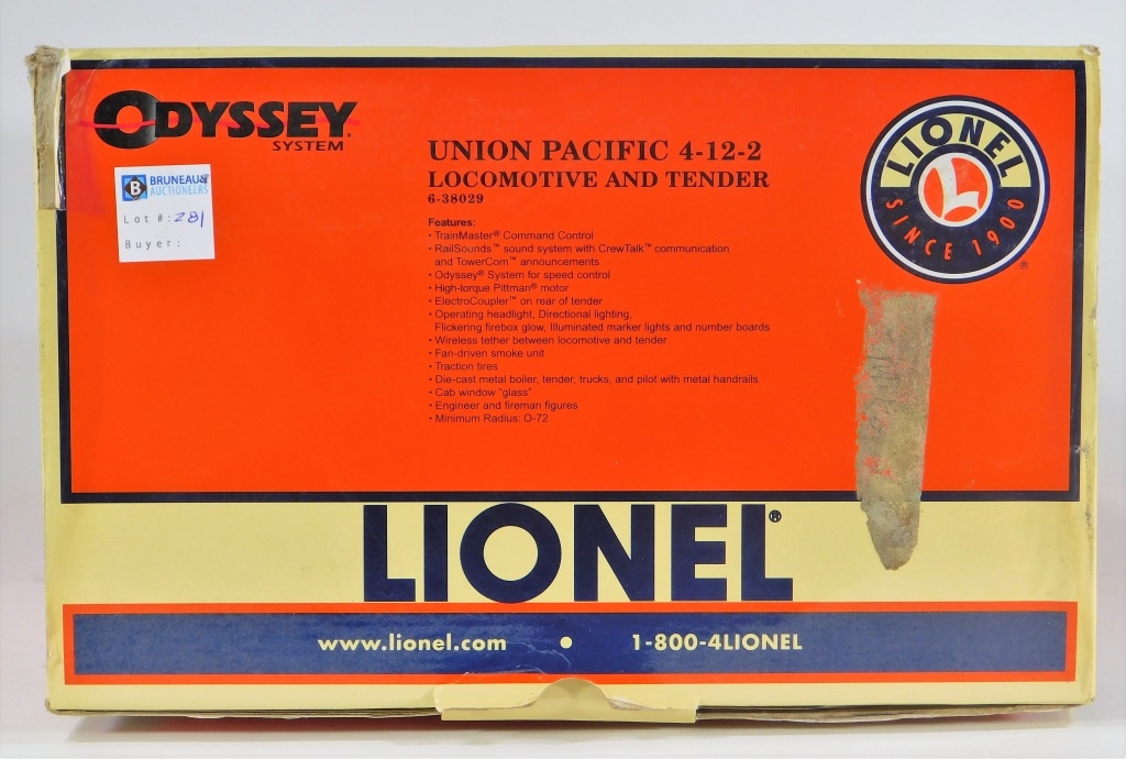 LIONEL UNION PACIFIC 4 12 2 LOCOMOTIVE 29ce4a