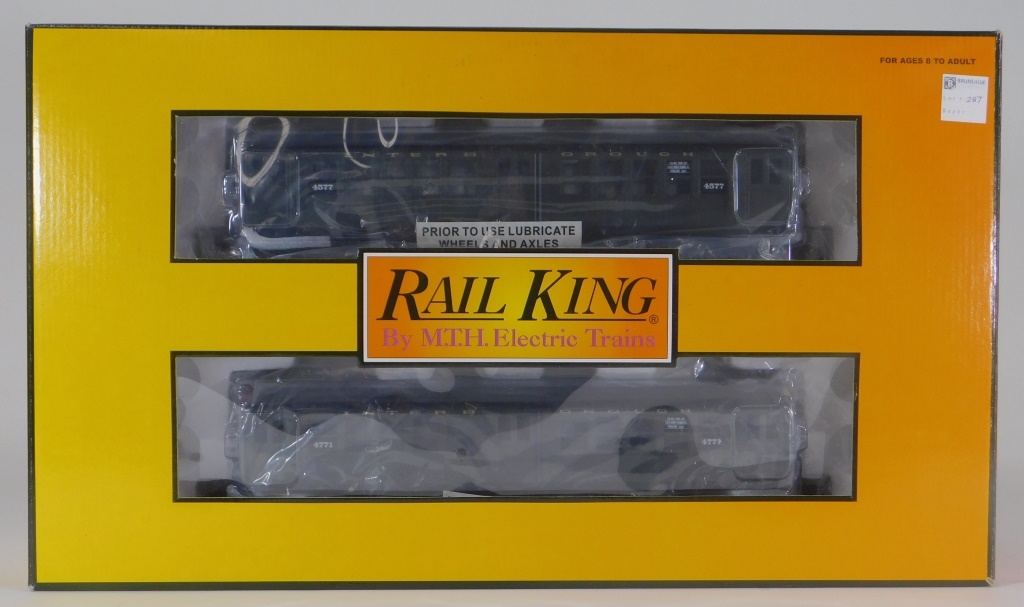 RAIL KING METROPOLITAN 4 CAR LO-V SUBWAY