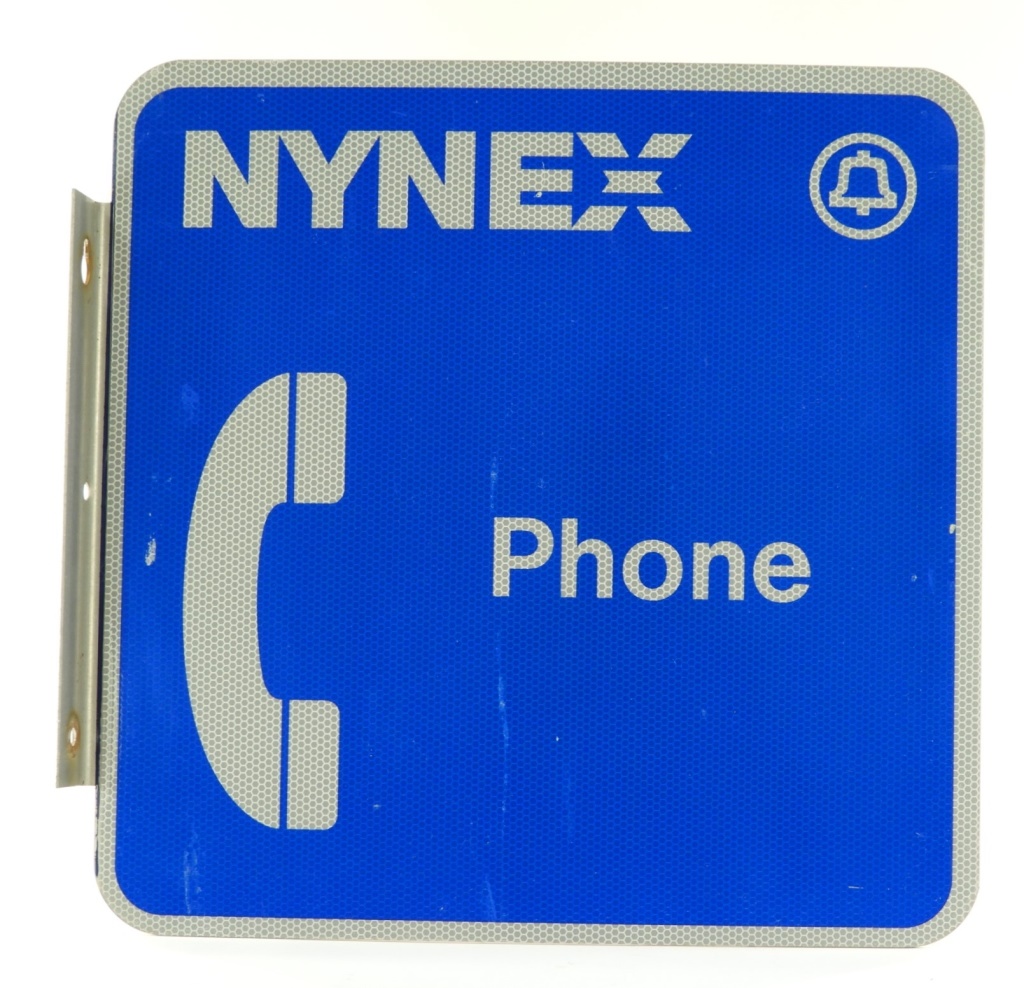 NYNEX TELEPHONE DS REFLECTIVE ALUMINUM