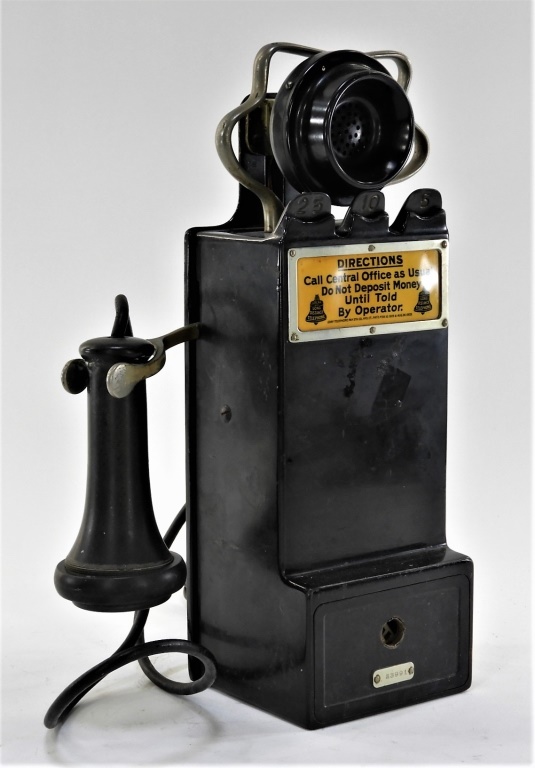 C.1920 GRAY TELEPHONE PAY STATION