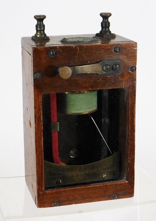 C.1906 THOMSON RICE WOOD CASE VOLT