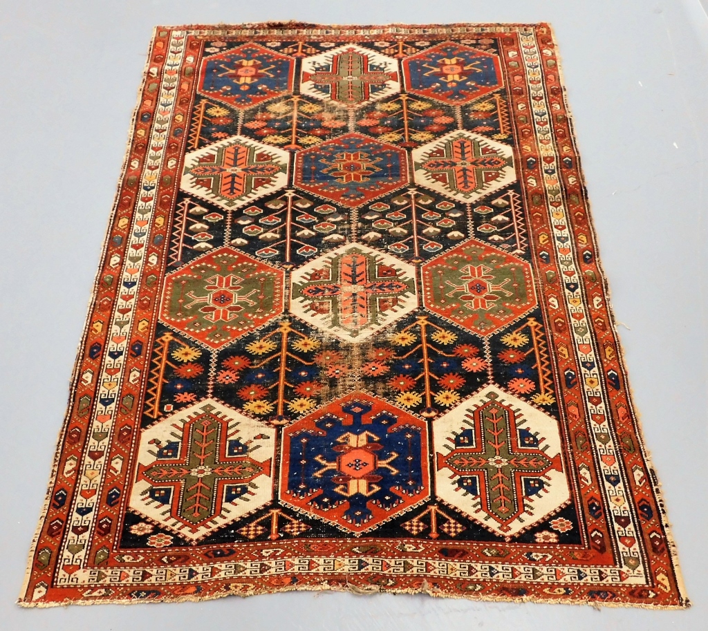 C 1910 TURKISH BERGAMA GEOMETRIC 29a892