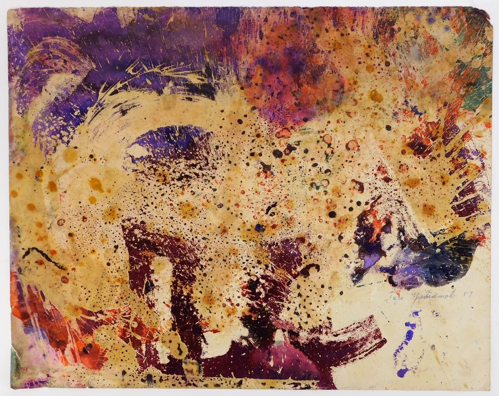 TARO YAMAMOTO ABSTRACT EXPRESSIONIST 29a8ba