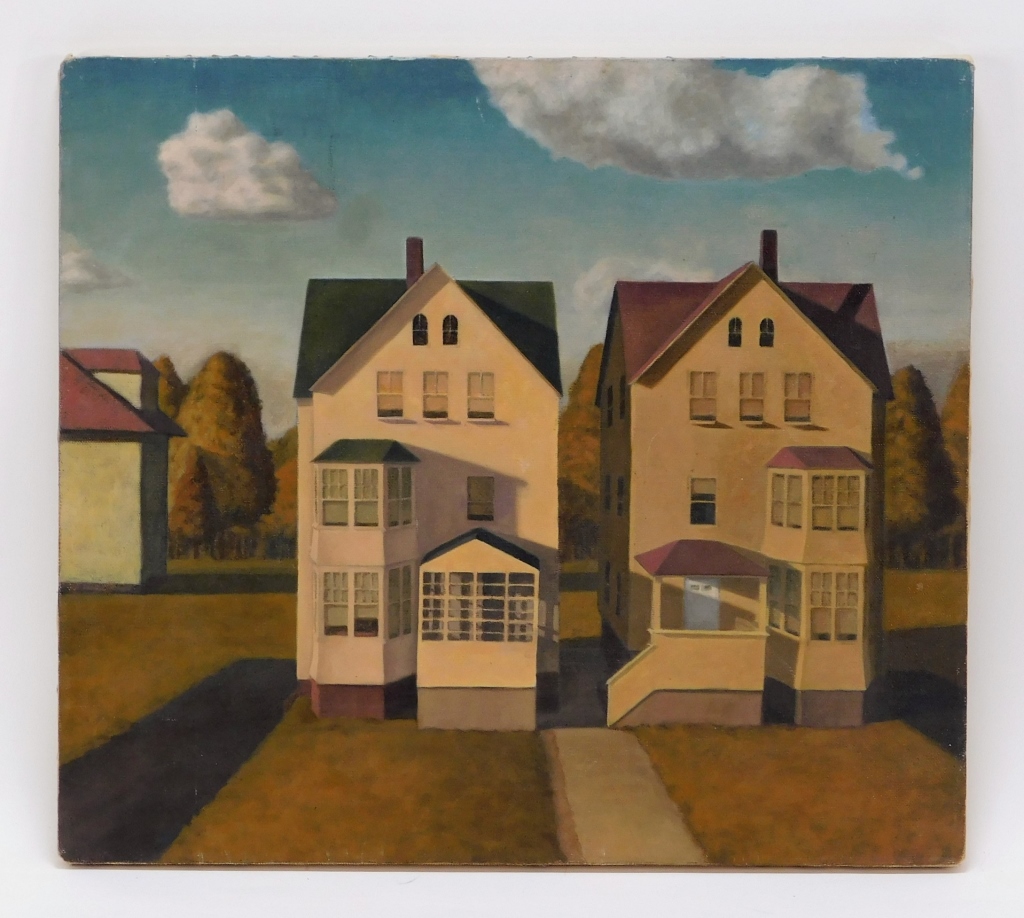 TOM GREGG PHOTOREALIST SUBURBAN HOMES