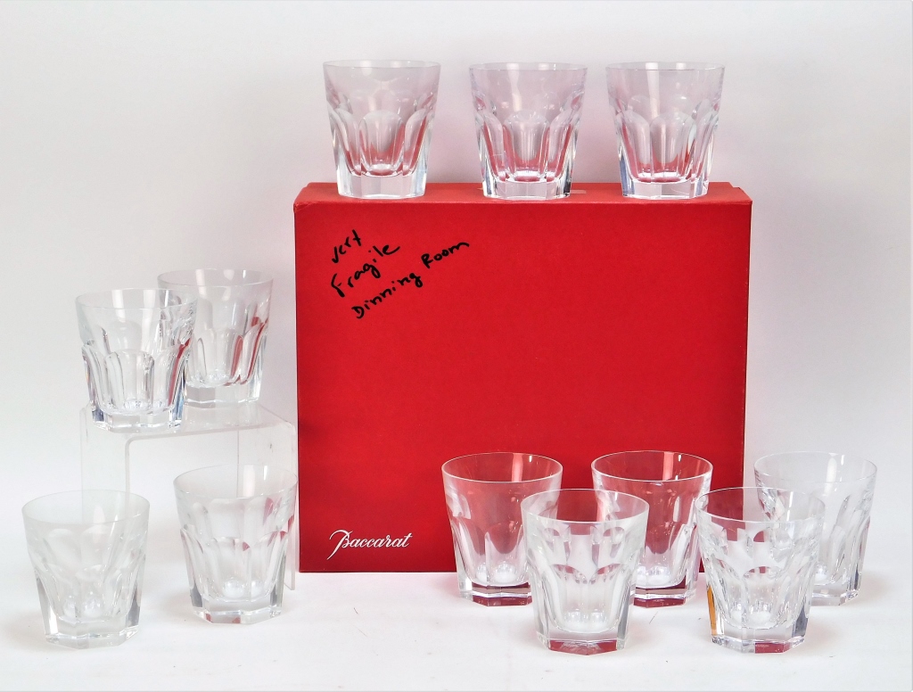 SET 12 BOXED BACCARAT HARCOURT