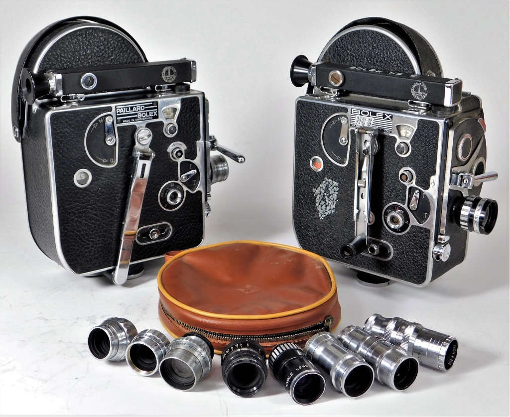 LOT OF 2 BOLEX MOVIE CAMERAS Lot