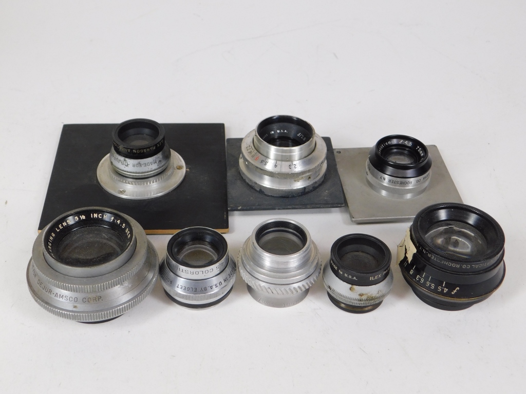 LOT OF 8 ENLARGER LENSES Lot of 29aa43