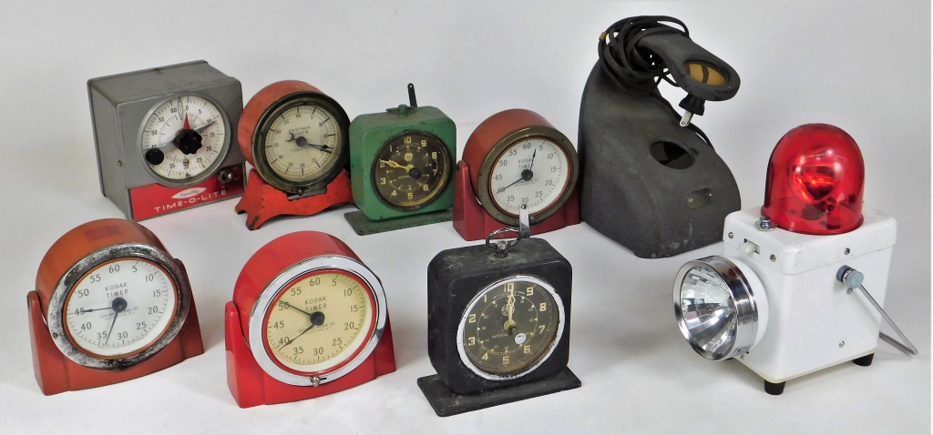 LOT OF 7 DARKROOM TIMERS Lot of