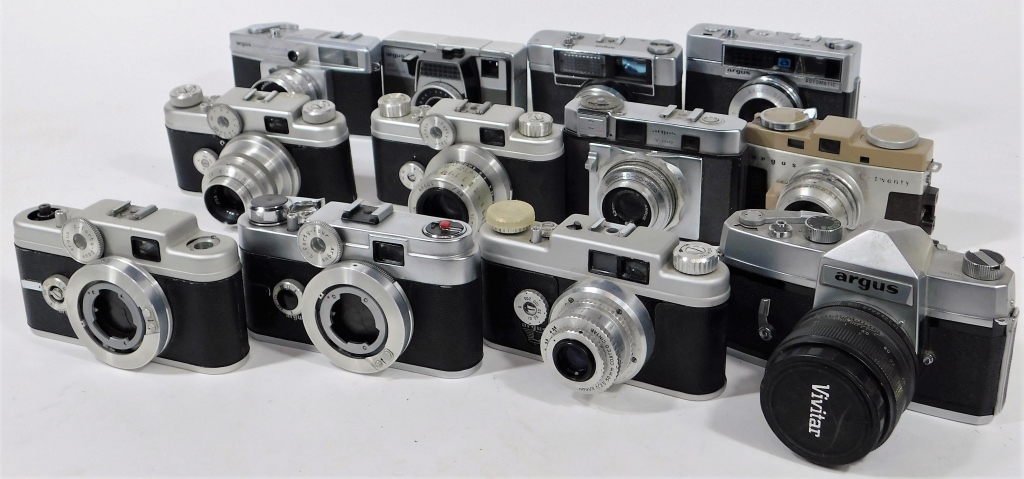 GROUP OF 12 ARGUS CAMERAS Group