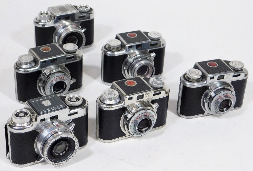 GROUP OF 6 BOLSEY CAMERAS Group