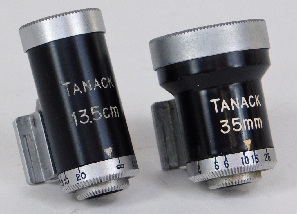 TWO CANON TANACK VIEWFINDERS Two Canon