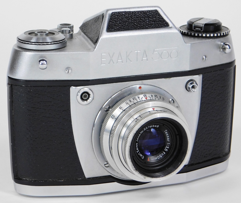 IHAGEE EXAKTA 500 CAMERA, TESSAR LENS