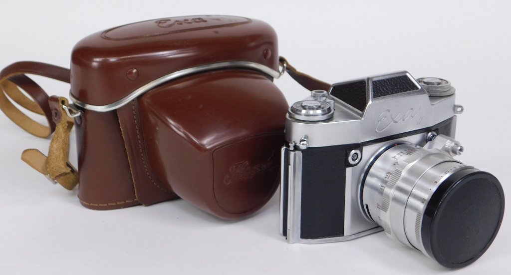 IHAGEE EXA II SLR CAMERA, TESSAR LENS