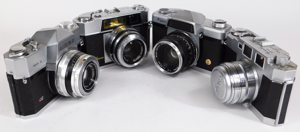 GROUP OF 4 JAPANESE 35MM RANGEFINDER