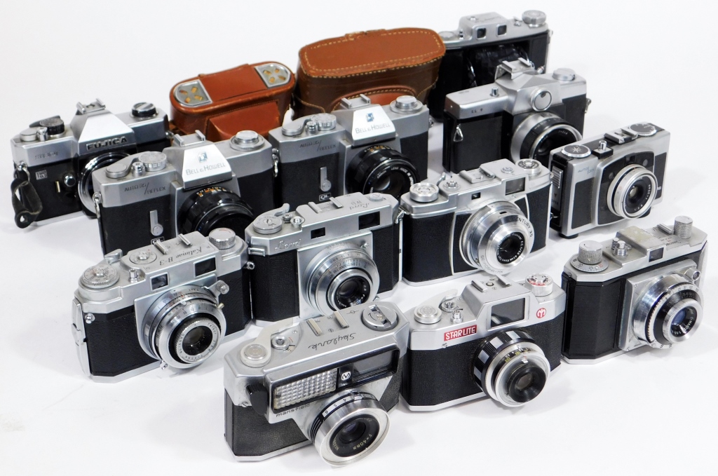 GROUP OF 14 JAPANESE 35MM CAMERAS 29af49