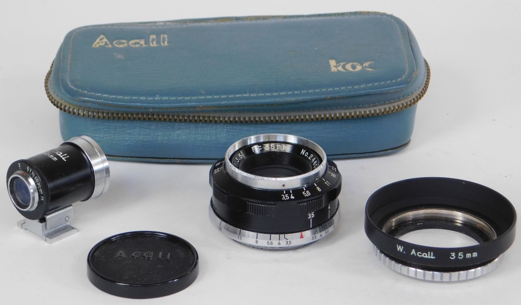 KYOEI W-ACALL LENS 35MM F/3.5,