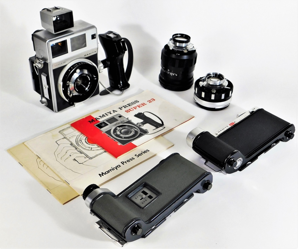 GROUP OF 2 MAMIYA PRESS SUPER 23