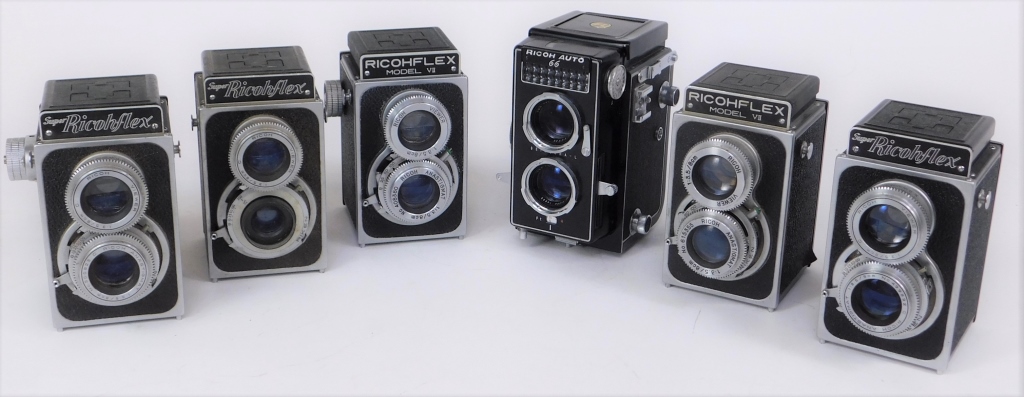 GROUP OF 6 RICOH TLR CAMERAS 1 29b115