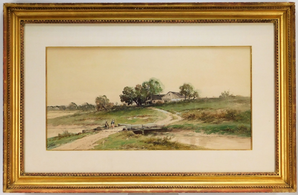 CARL PHILIP WEBER COUNTRY LANDSCAPE