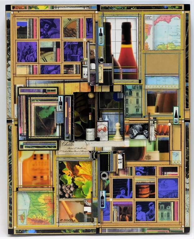 RODERICK SLATER WINE COLLAGE MIXED 29b1fd