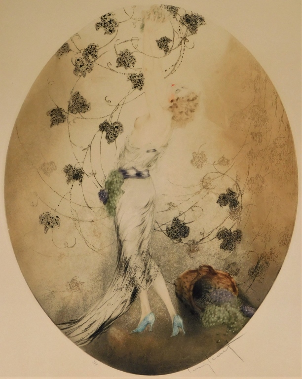 LOUIS ICART EARLY HARVEST LITHOGRAPH