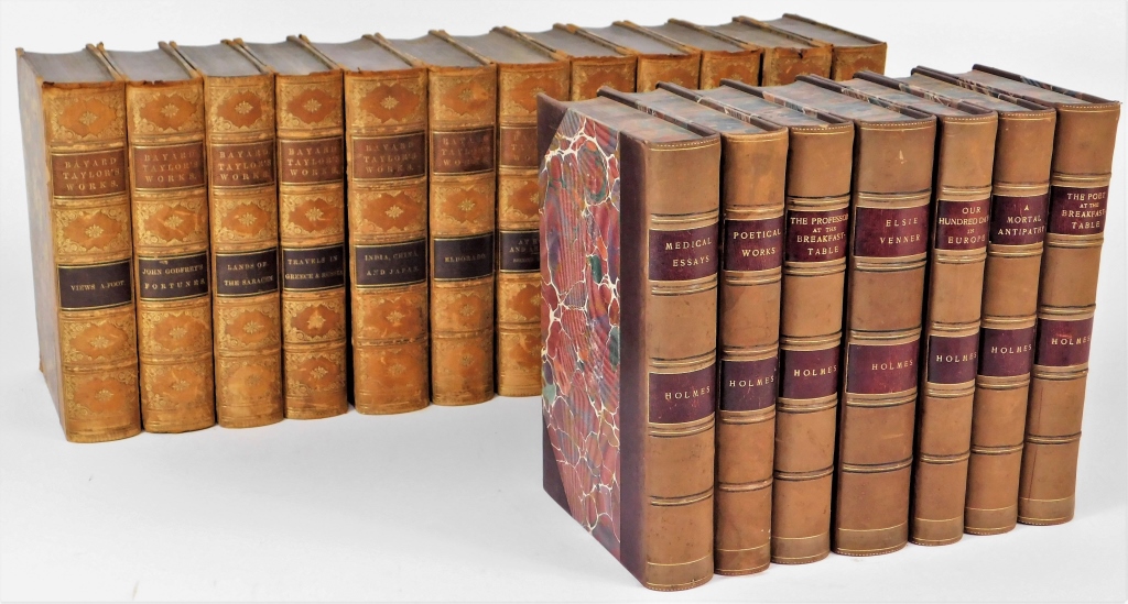 19 WORKS OF TAYLOR AND HOLMES LEATHER