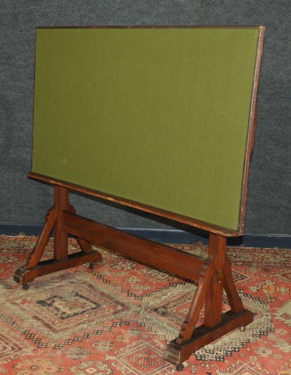 19C WILLARD VICTORIAN OAK DRAFTING