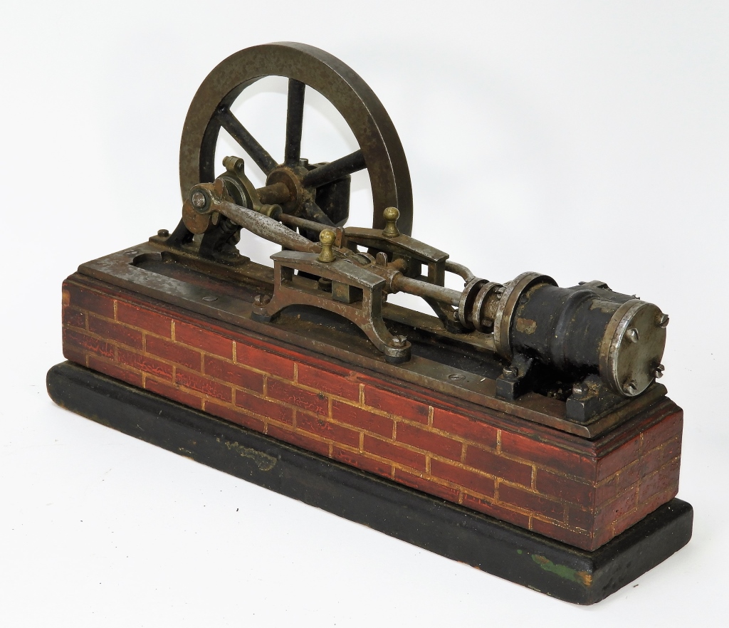 ANTIQUE AMERICAN MODEL STEAM POWERED 29b338