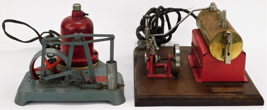 2PC AMERICAN ELECTRIC STEAM ENGINES